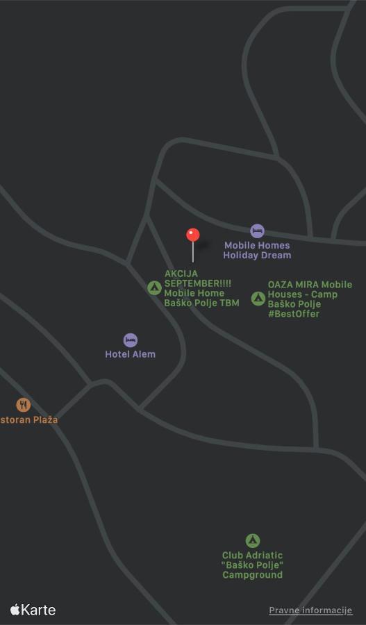 Oaza Mira Mobile Houses - Camp Basko Polje #Bestoffer Baška Voda Exterior foto
